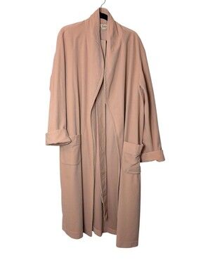 Vintage Lee Men's Crushed Velour Robe Bathrobe Velvet Mid Century Duster Large